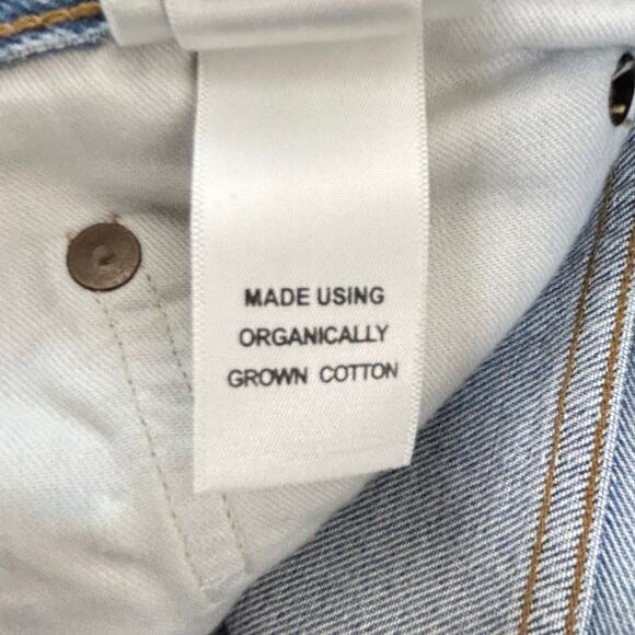 AGOLDE Pinch Waist High Rise Kick Jeans Size 31 12 90's Riptide Light Blue - Picture 12 of 12